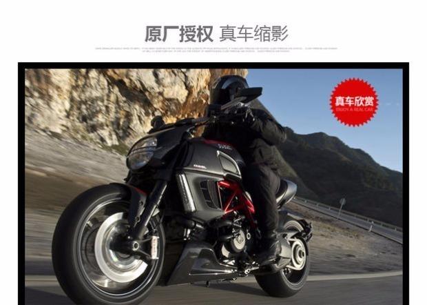 掌中的钢铁猛兽 美驰图 1:12 杜卡迪大魔鬼合金摩托车模型深度赏析